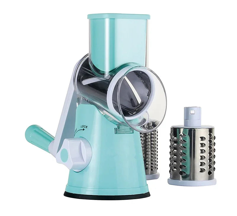 Manual Rotary Cheese Grater for Vegetable Cutter Potato Slicer Mandoline Multifunctional Vegetable Chopper Kitchen Accessories